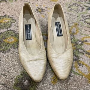 Vintage Stuart Weitzman snake heel pumps size 7